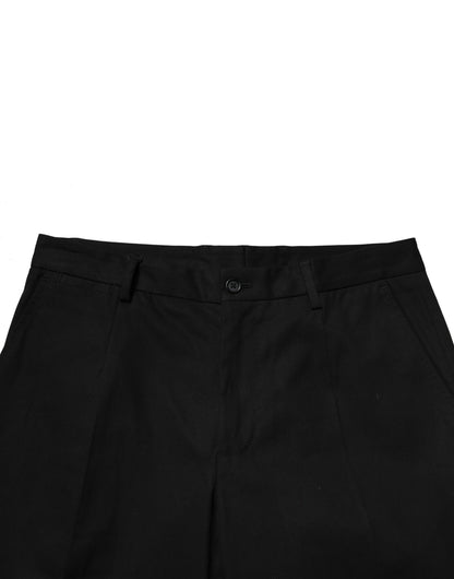 Dolce &amp; Gabbana Schwarze Cargohose aus Baumwolle für Herren
