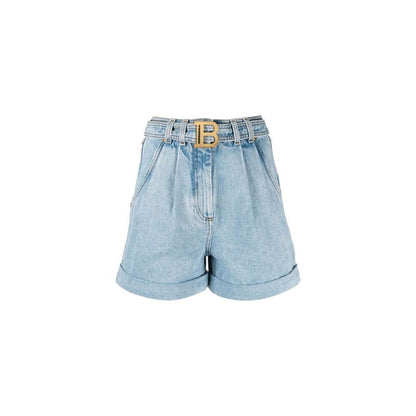 Balmain Blaue Baumwollshorts