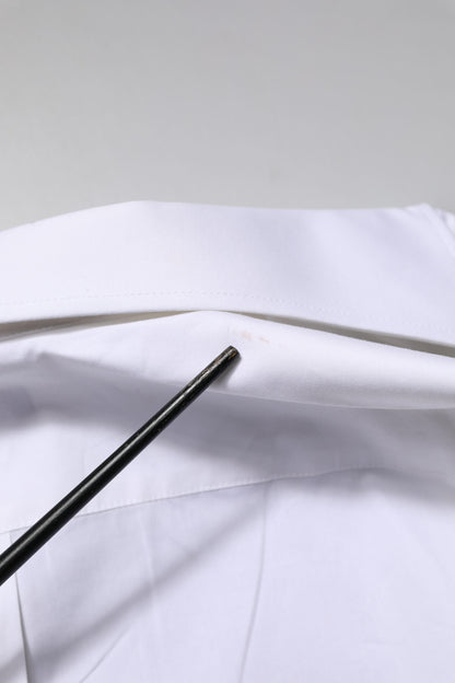 Dolce &amp; Gabbana – Weißes MARTINI-Hemd mit langen Ärmeln