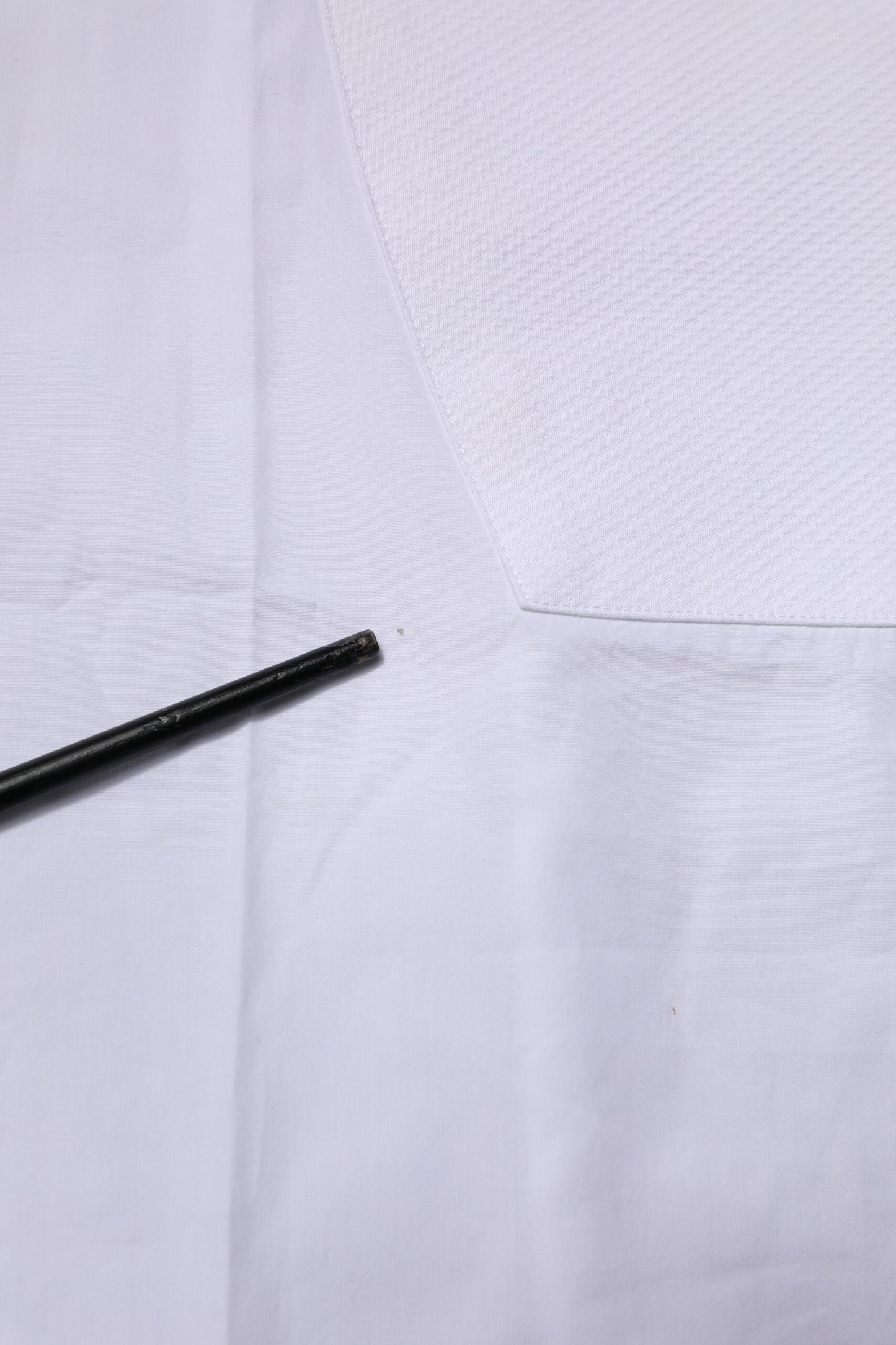 Dolce &amp; Gabbana Weißes Latzhemd aus Baumwollpopeline in GOLD