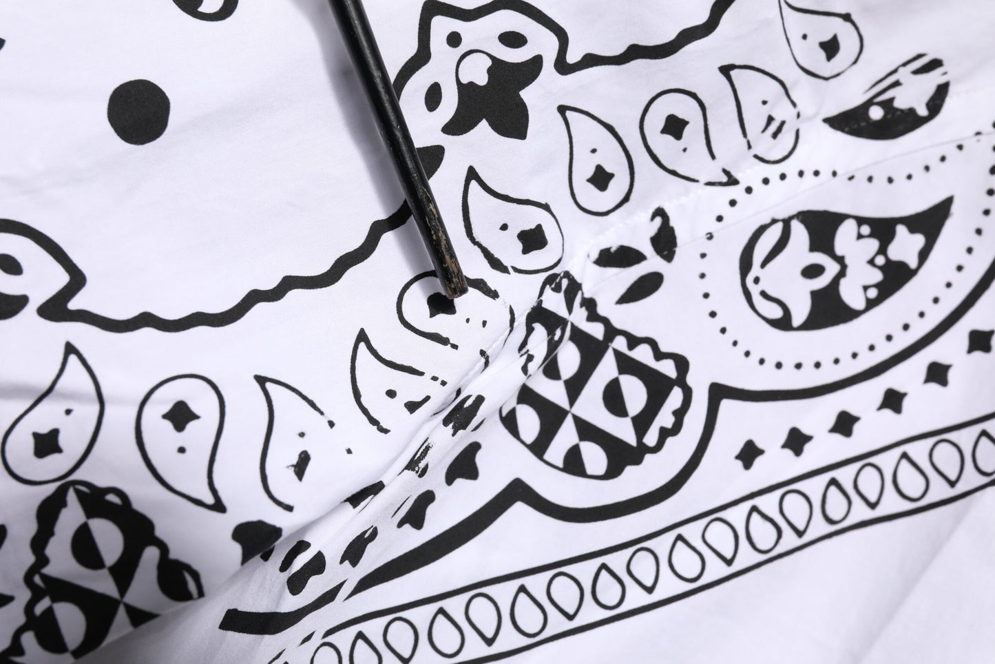 Dolce &amp; Gabbana Weißes formelles Hemd mit MARTINI-Bandana-Print