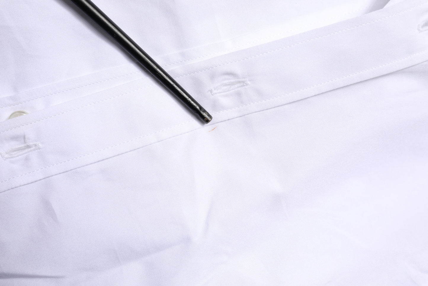 Dolce &amp; Gabbana – Weißes, langärmliges, formelles Hemd aus Baumwolle in GOLD