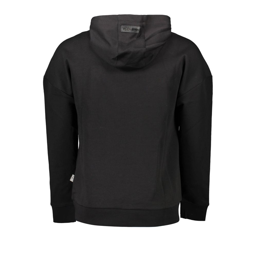 Plein Sport Schwarzer Baumwollpullover für Herren