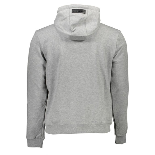 Plein Sport Grauer Baumwoll-Kapuzenpullover für Herren
