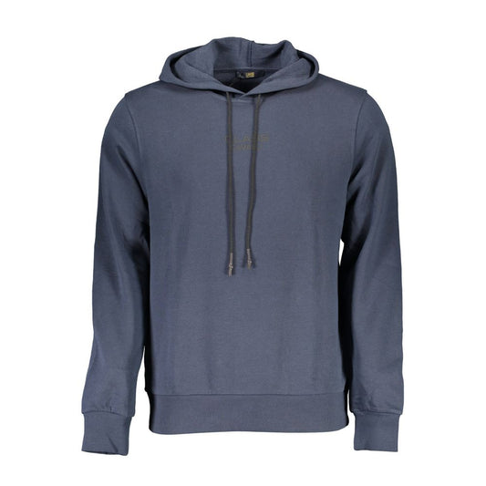 Cavalli Class Blauer Baumwollpullover für Herren