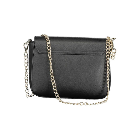 Mario Valentino Schwarze Polyethylen-Handtasche