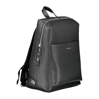 Calvin Klein Schwarzer Polyester Herren Rucksack