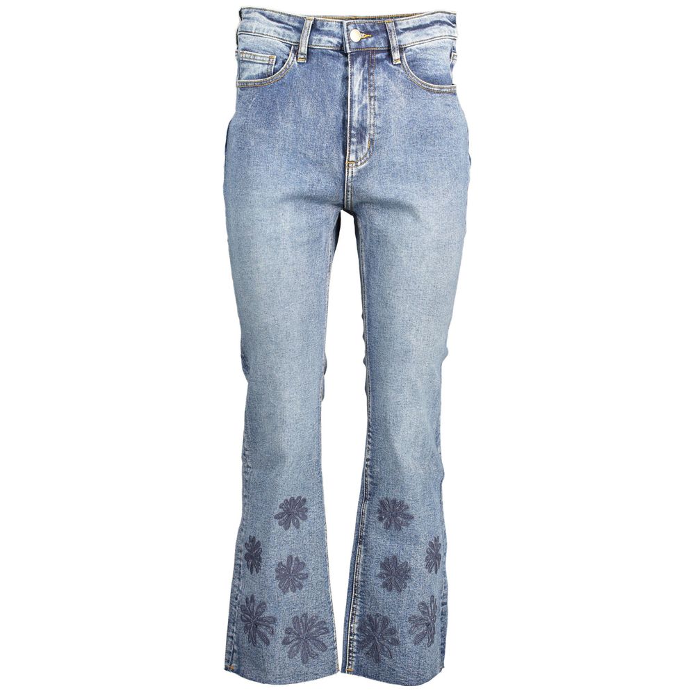 Desigual Blaue Baumwolljeans für Damen