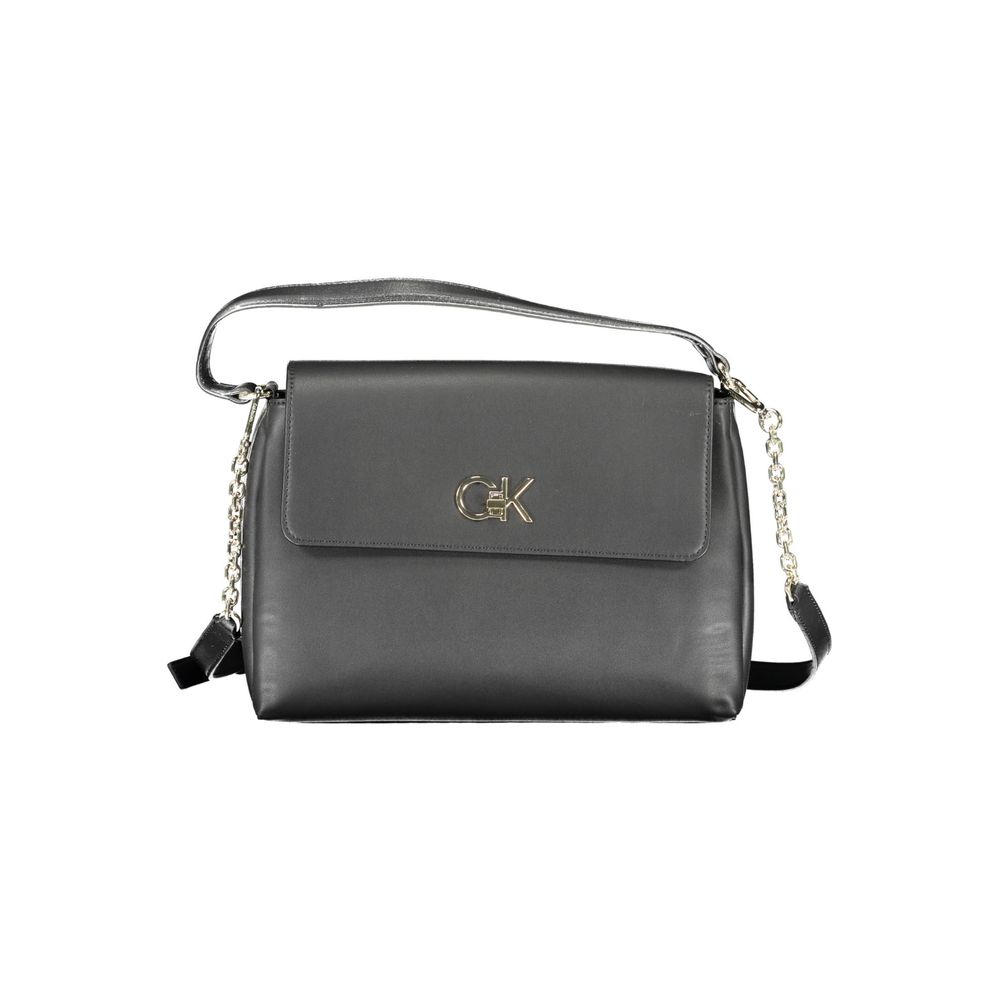 Calvin Klein Damenhandtasche aus schwarzem Polyester