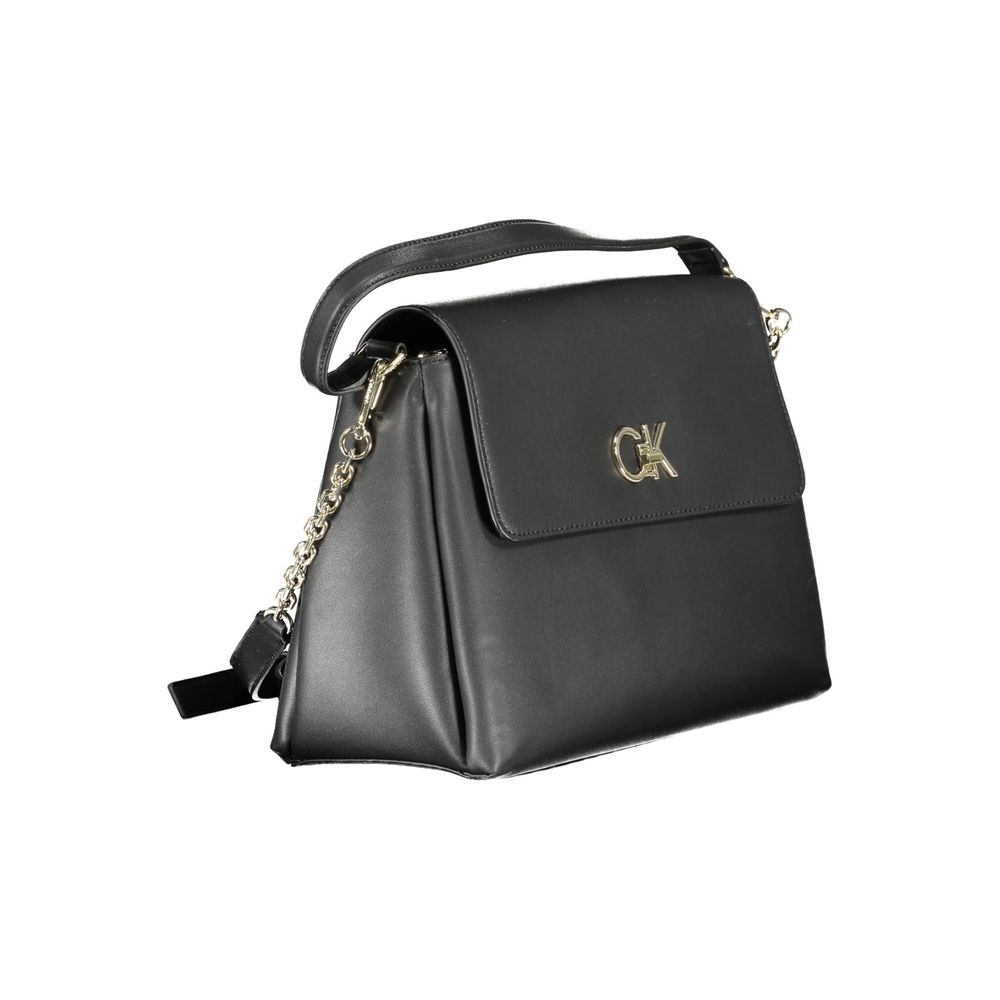 Calvin Klein Damenhandtasche aus schwarzem Polyester