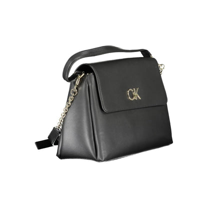Calvin Klein Damenhandtasche aus schwarzem Polyester