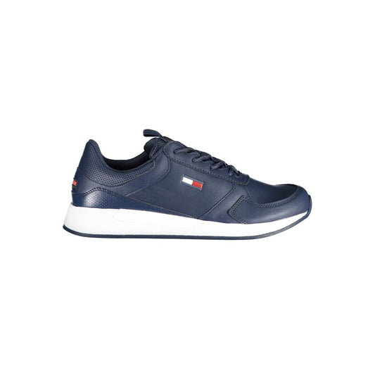 Tommy Hilfiger – Blaue Polyethylen-Sneaker für Herren