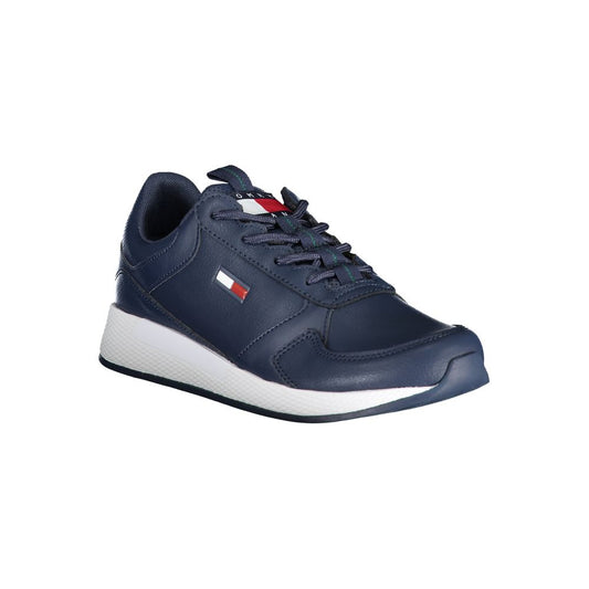 Tommy Hilfiger – Blaue Polyethylen-Sneaker für Herren