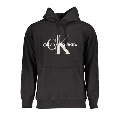 Calvin Klein Herrenpullover aus Bio-Baumwolle, Schwarz