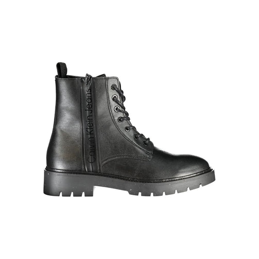 Calvin Klein Herrenstiefel aus Polyester, Schwarz