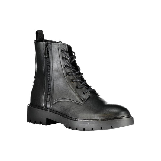 Calvin Klein Herrenstiefel aus Polyester, Schwarz