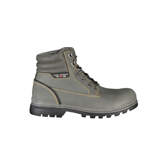 Carrera Grauer Polyester-Herrenstiefel