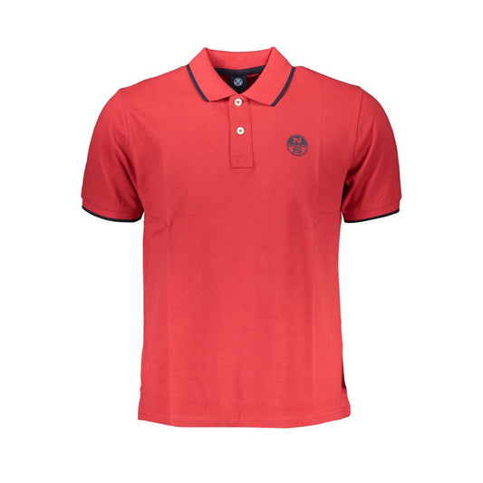 Rotes Poloshirt aus Baumwolle von North Sails