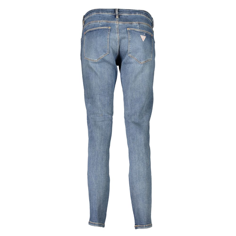 Guess Jeans Blaue Jeans aus Bio-Baumwolle für Damen