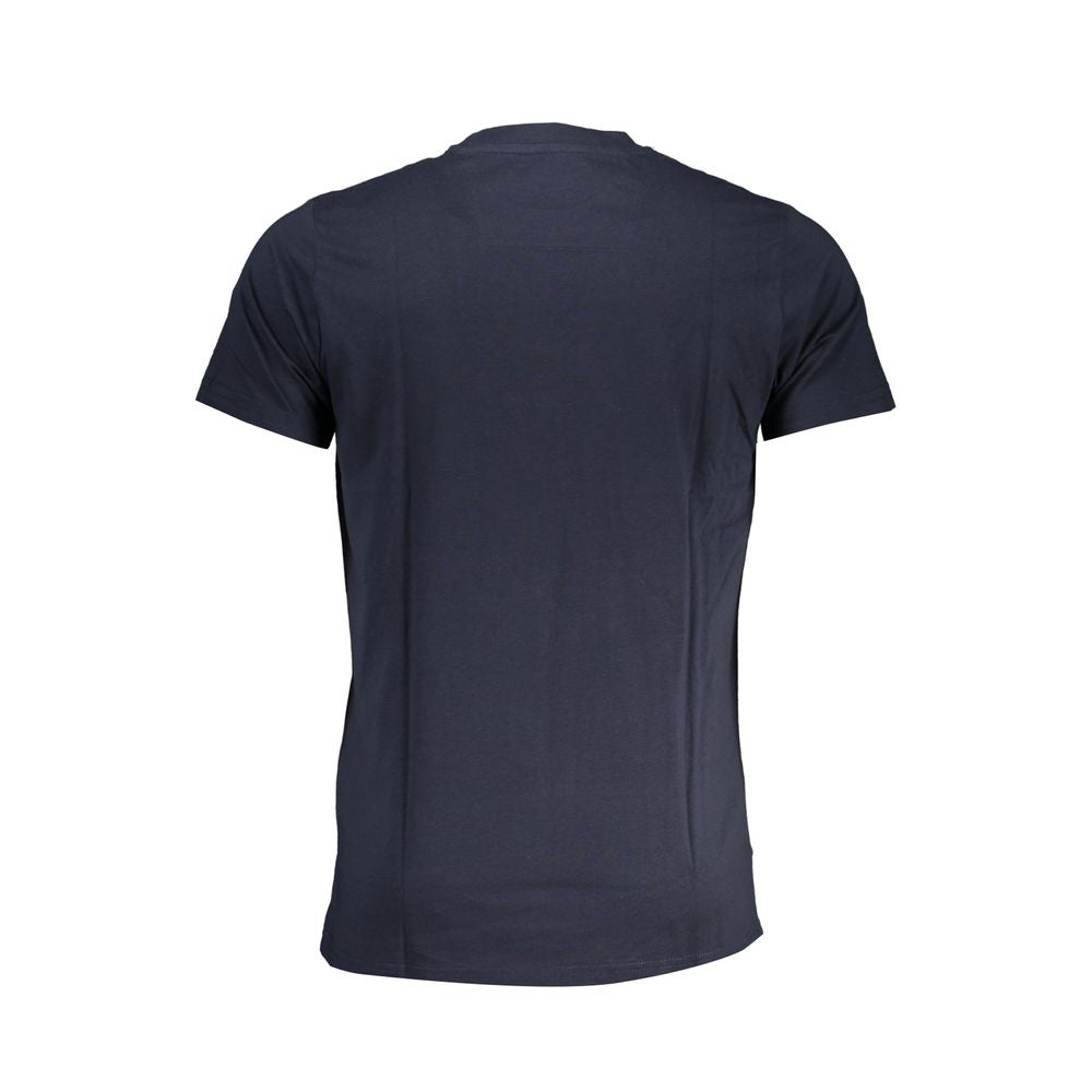 Blaues Baumwoll-T-Shirt der Cavalli Class