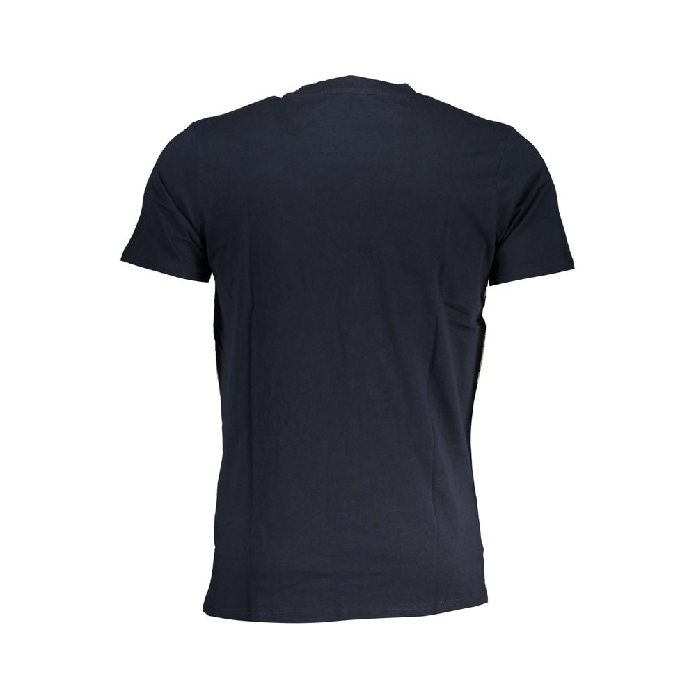 Blaues Baumwoll-T-Shirt der Cavalli Class