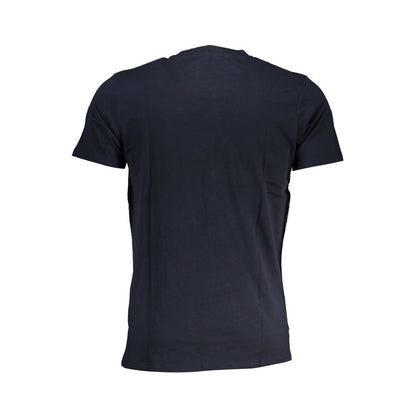 Blaues Baumwoll-T-Shirt der Cavalli Class