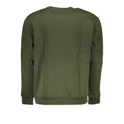 Cavalli Class Grüner Baumwollpullover für Herren