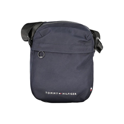 Tommy Hilfiger – Blaue Polyester-Umhängetasche
