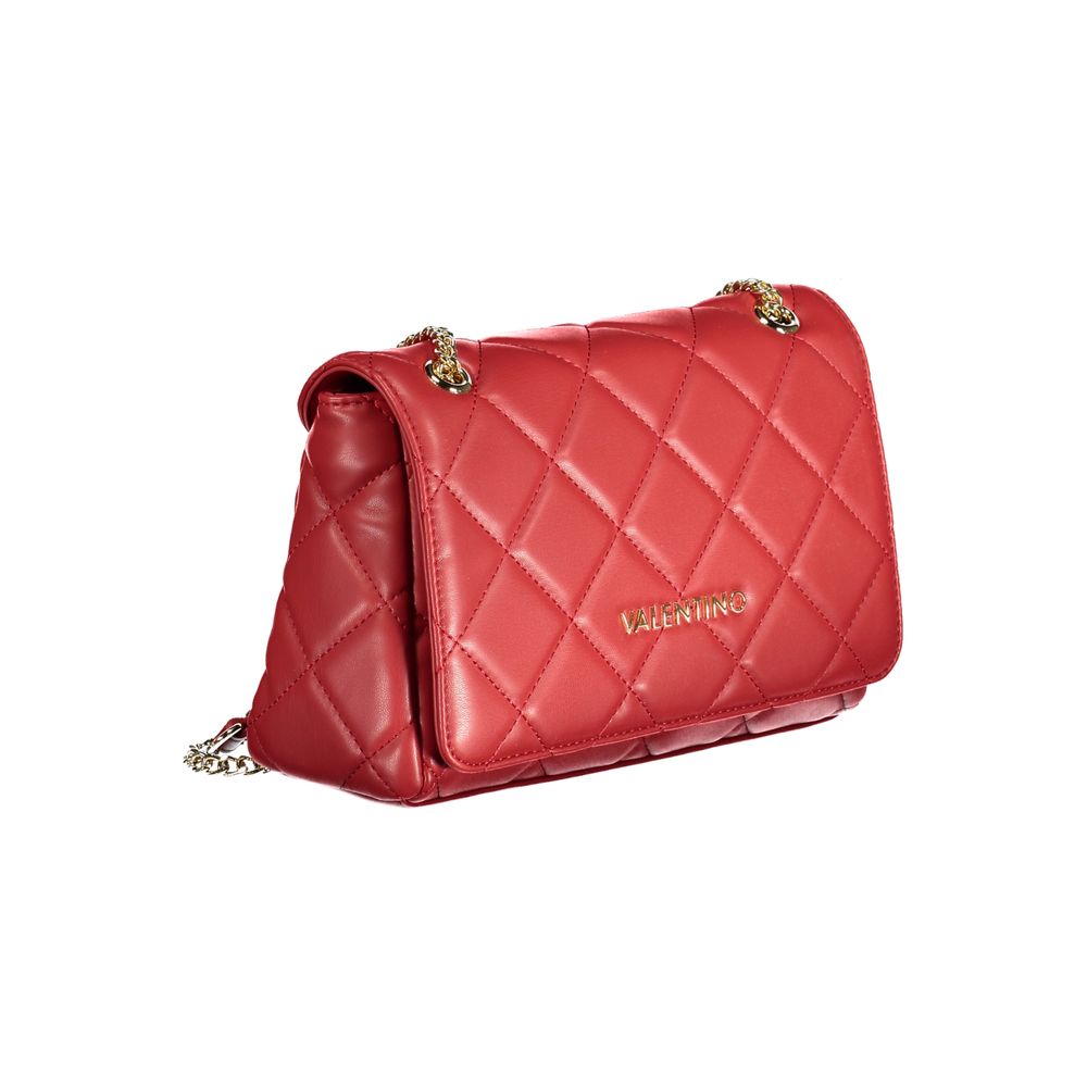 Mario Valentino Rote Polyethylen-Handtasche