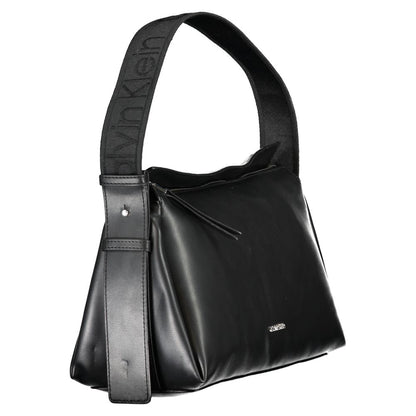 Calvin Klein Schwarze Polyester-Handtasche