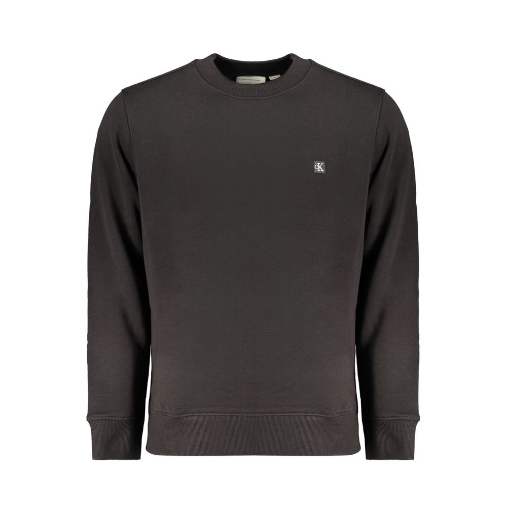 Calvin Klein Herrenpullover aus schwarzer Baumwolle