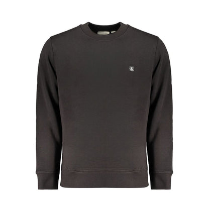 Calvin Klein Herrenpullover aus schwarzer Baumwolle