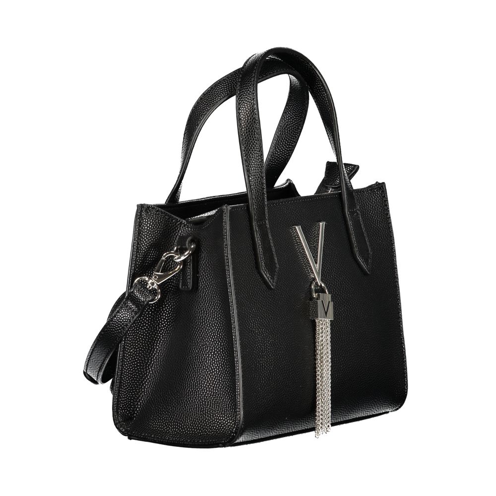 Mario Valentino Schwarze Polyethylen-Damenhandtasche