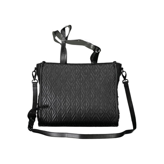 Mario Valentino Schwarze Polyethylen-Damenhandtasche
