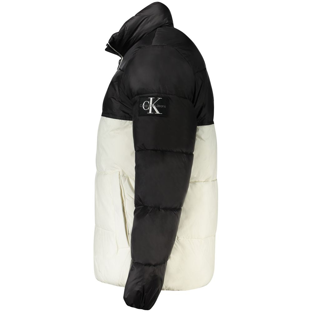 Calvin Klein Weiße Polyester Herrenjacke