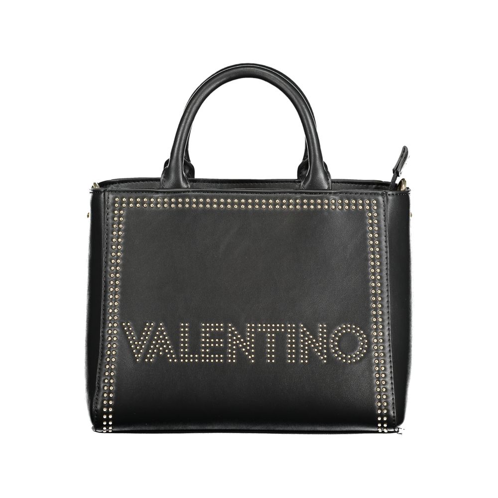 Mario Valentino Schwarze Polyethylen-Damenhandtasche