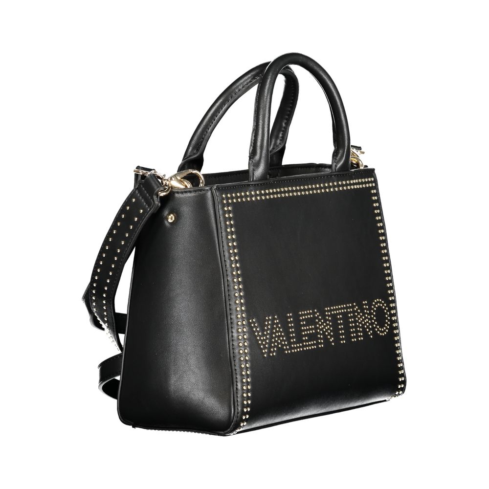 Mario Valentino Schwarze Polyethylen-Damenhandtasche
