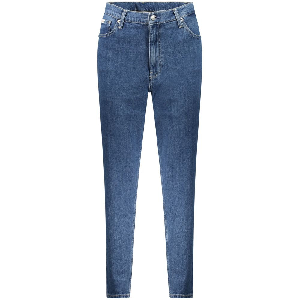Calvin Klein Blaue Baumwolljeans für Damen