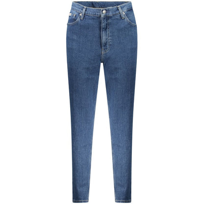 Calvin Klein Blaue Baumwolljeans für Damen