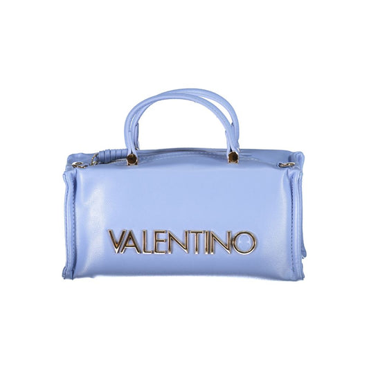 Mario Valentino Hellblaue Polyethylen-Damenhandtasche