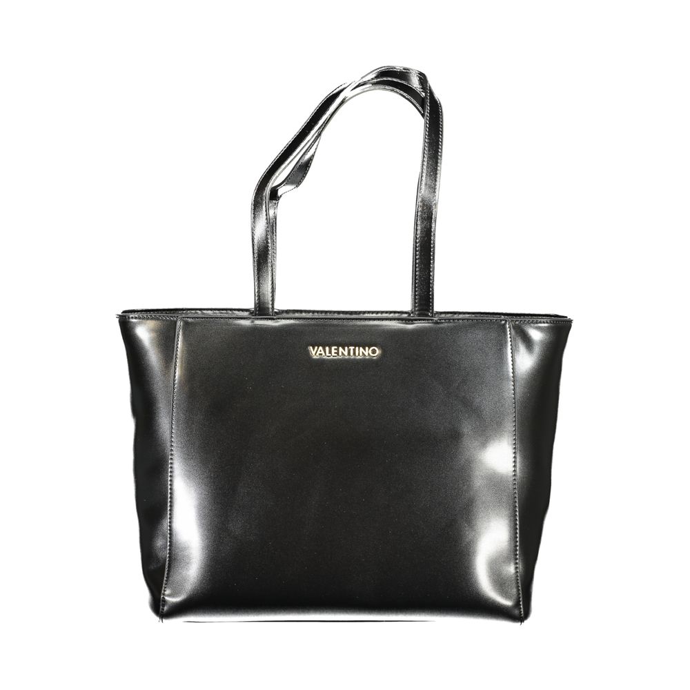 Mario Valentino Schwarze Polyethylen-Damenhandtasche