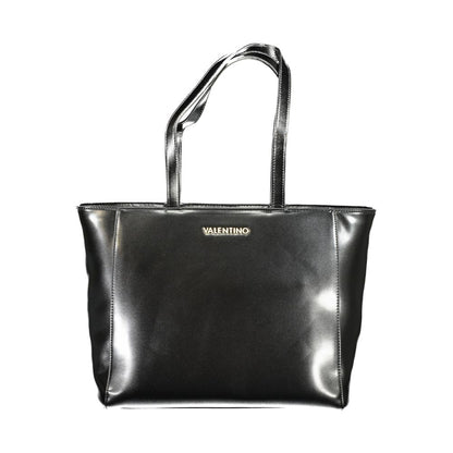 Mario Valentino Schwarze Polyethylen-Damenhandtasche