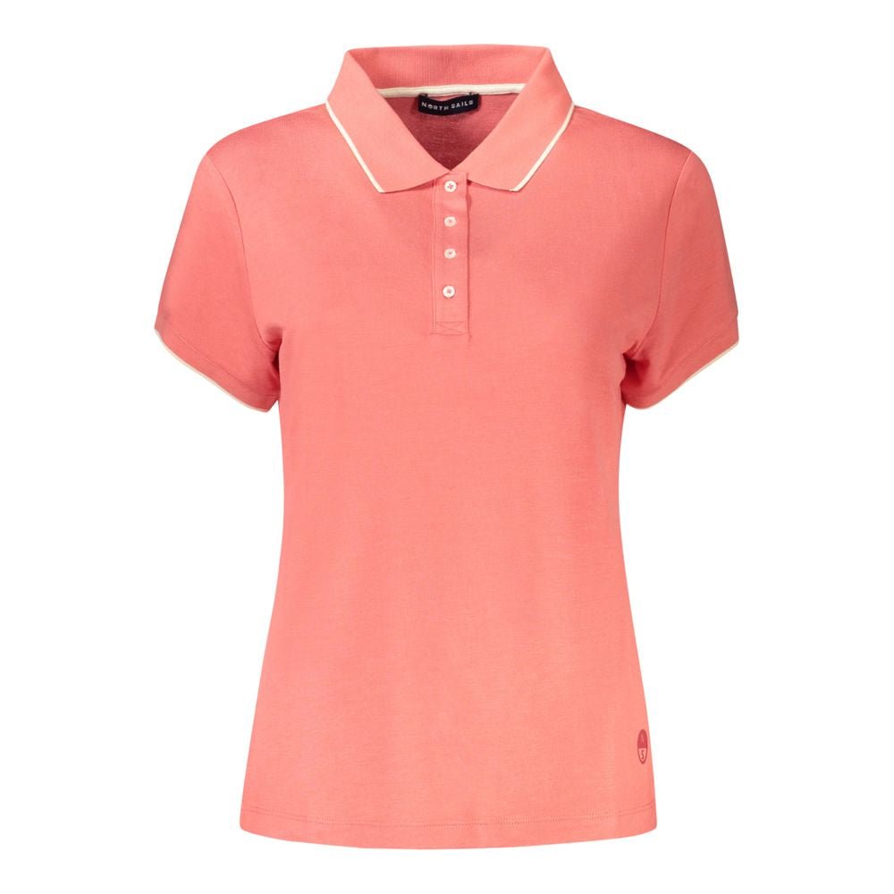 North Sails Damen-Poloshirt aus rosa Baumwolle
