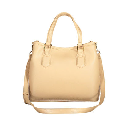 Mario Valentino Beige Polyethylen Damen Handtasche