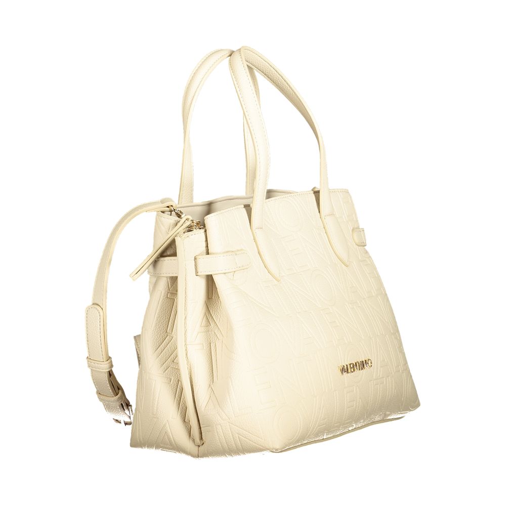 Mario Valentino Beige Polyethylen Damen Handtasche