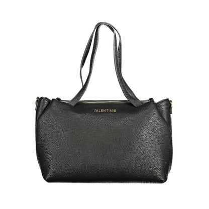 Mario Valentino Schwarze Polyethylen-Damenhandtasche