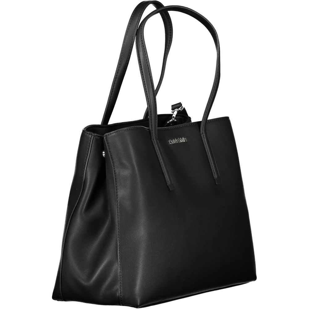 Calvin Klein Damenhandtasche aus schwarzem Polyester