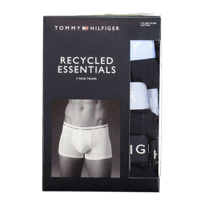 Tommy Hilfiger – Trio-Pack Herren-Boxershorts aus schwarzer Baumwolle