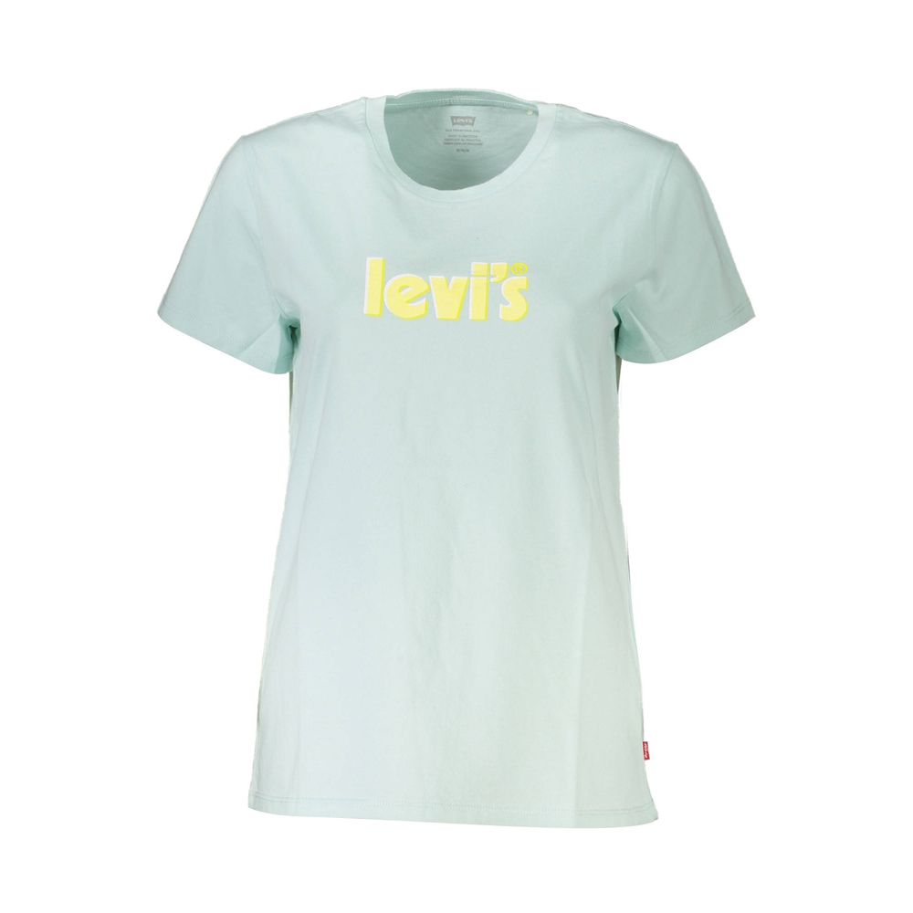 Levi's – Blaues Baumwoll-T-Shirt für Damen