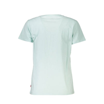 Levi's – Blaues Baumwoll-T-Shirt für Damen